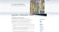 Desktop Screenshot of i-can-ghana.com